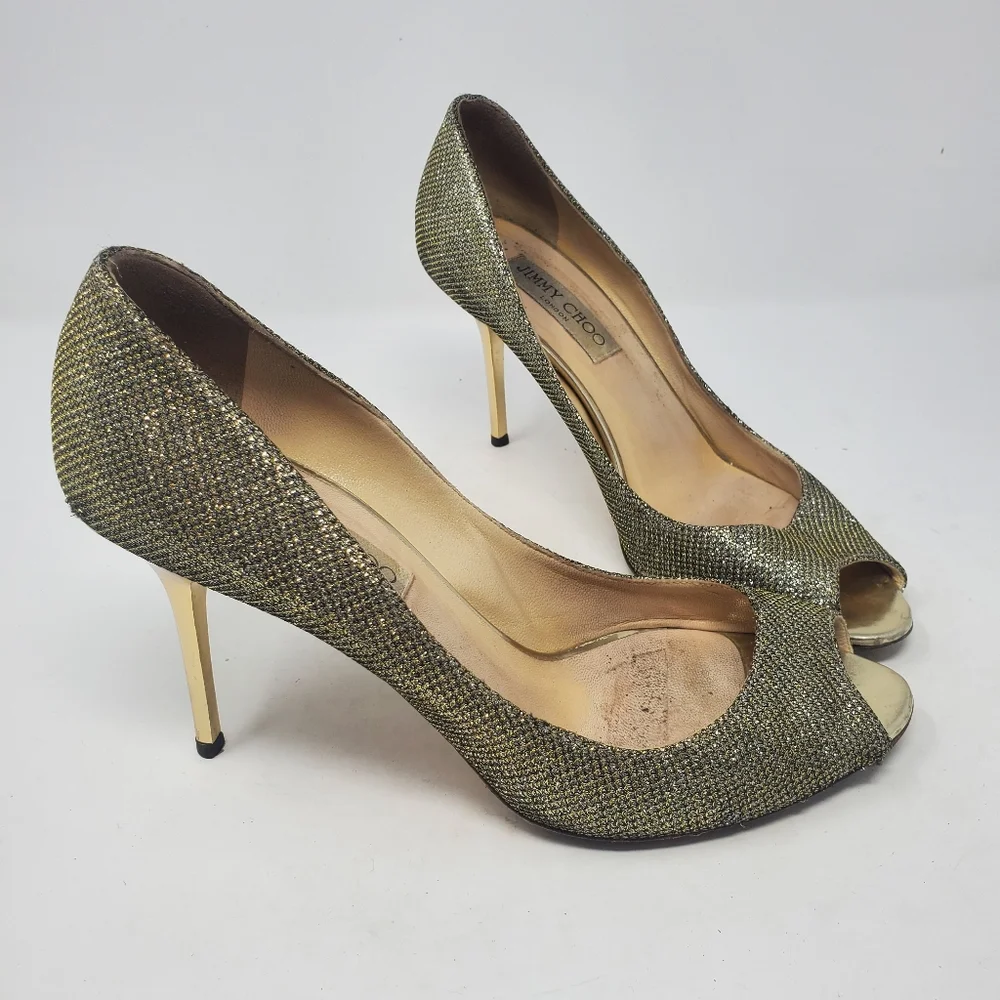 Jimmy Choo Champagne Pumps